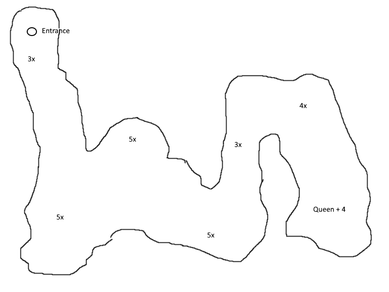 Bug cavern map