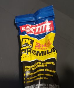 LocTite adhesive that fixed the peeling layers
